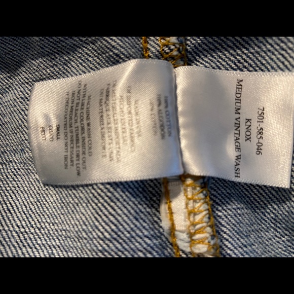 RailsCustomRigginsLettermanDistressed Denim Jacket - Picture 6 of 12